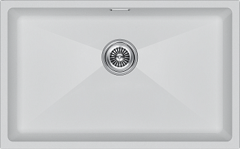 Кухонная мойка Paulmark LUMI 74UNI LU74-WH 74х46 цвет белый